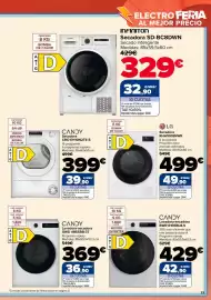 Folleto Carrefour Página 23: Candy secadora CRO EH10N2TE-S €399,00, Candy lavadora-secadora gwd 485sb8-37 €369,00
