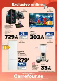 Folleto Carrefour Página 26: Infiniton Combi FGC-262C80BEP €279,00, PC Racing Gaming Pack Completo €729,99