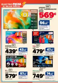 Folleto Carrefour Página 4: Hisense TV 65" 65U7SE €749,00, Samsung tv 55" tu55m73hauxxc €439,00