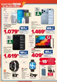 Folleto Carrefour Página 8: IPhone 18 Pro Max €1.619,00, Mi smartwatch redmi 6 obsidian €83,00