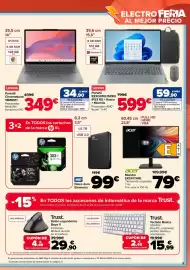 Folleto Carrefour Página 9: WD Disco duro Elements €99,00, Lenovo Portátil 82XQ01QUSPBU €599,00