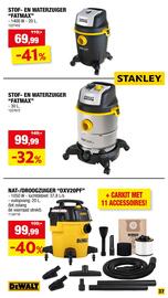 Hubo folder Pagina 36: Stof- en waterzuiger fatmax €99,99, Stof- en waterzuiger fatmax €69,99