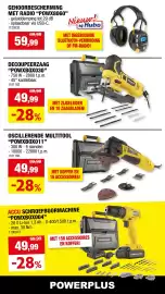 Hubo folder Pagina 16: Decoupeerzaag powxbox030 €49,99, Oscillerende multitoool powxbox011 €49,99