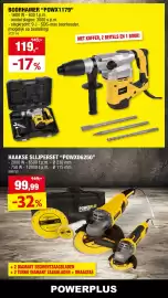 Hubo folder Pagina 17: Boorhamer powx1179 €119,00, Haakse slijpset €99,99