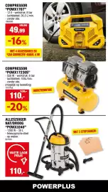 Hubo folder Pagina 18: Alleszuiger nat/droog powx3240 €110,00, Compressor powx17230s €110,00