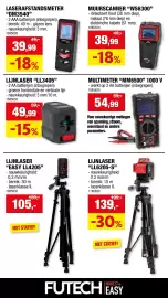 Hubo folder Pagina 27: Muurscanner ws6300 €39,99, Laserafstandsmeter dm3540 €39,99