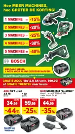 Hubo folder Pagina 7: Hoe MEER MACHINES, hoe GROTER DE KORTING! 1 MACHINE = -15% 2 MACHINES = -20% 3 MACHINES = -25% 4