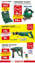 Hubo folder Pagina 8: Boorhamer PBH 2500 SRE €140,00, Decoupeerzaag pst 900 pel €84,99