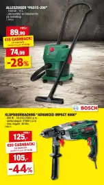 Hubo folder Pagina 9: ALLESZUIGER "PAS15-200" -1000 W-15 L - patroonfilter en blaasfunctie. (op bestelling) 1129634 105,-