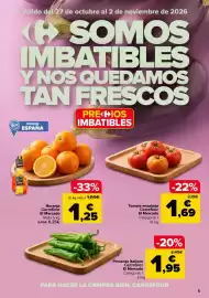 Folleto Carrefour Página 5: FOR Válido del 27 de octubre al 2 de noviembre de 2026 H SOMOS IMBATIBLES Y NOS QUEDAMOS TAN