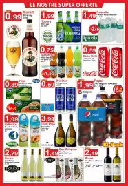 Volantino GuMì Supermercati Pagina 4: Tuborg Birra vap €1,99, San Crispino Vino Rosso Bianco / Rosato €1,49