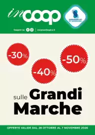 Volantino In Coop Pagina 1: incoop Seguici su ❘ coopsardegna.it SUPERMERCATI DI SARDEGNA -30% -40% -50% Sulle Grandi Marche