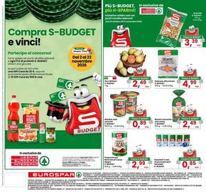 Volantino Eurospar Pagina 24: Noodles Asia assortiti S-BUDGET €0,89, Muesli croccante cioccolato S-BUDGET €2,49
