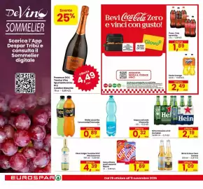 Volantino Eurospar Pagina 16: Bibite assortite Lemonsoda/Oransoda €0,89