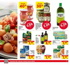 Volantino Eurospar Pagina 19: Salse assortite Calvé €1,39, Legumi Cotti a Vapore assortiti Valfrutta €1,89
