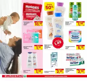 Volantino Eurospar Pagina 22: 30 Patch Acne Off giorno Acty Mask €2,99, XMe Despar Salvaslip assortiti €1,19