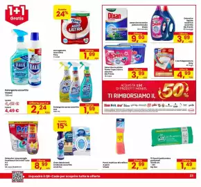 Volantino Eurospar Pagina 23: Detergente spray assortito Ace €1,99, Panni multiuso Microfibra Vileda €2,99