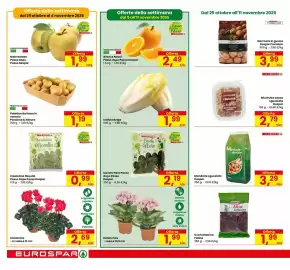 Volantino Eurospar Pagina 4: Ciclamino €2,69, Uva Sultanina Fatina €1,99