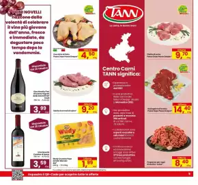 Volantino Eurospar Pagina 5: Salsiccia a nodi di suino* €9,20, Wudy Crunchy Pops €1,99