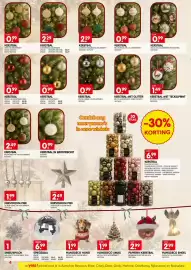 Yess folder Pagina 4: Kerstbal met teckelprint €1,49, Kerstbal €2,49