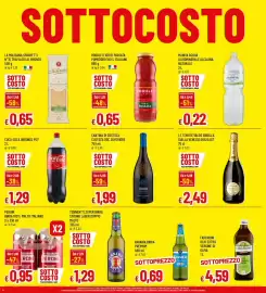 Volantino Famila Pagina 4: SOTTOCOSTO LA MOLISANA SPAGHETTI N°15 TRAFILATA AL BRONZO 500 g al kg € 1,30 SOTTO COSTO PEZZI