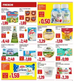Volantino Galassia Pagina 11: Galbani Gim Gorgonzola DOP €2,49, Granterre Parmareggio Parmigiano Reggiano DOP €6,49