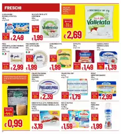 Volantino Galassia Pagina 12: Leerdammer Original €1,99, Exquisa Il Fresco Cremoso Classico €1,39