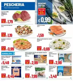 Volantino Galassia Pagina 7: Filetti di Platessa Dorati Ocean 47 €3,49, Filetti di merluzzo Ocean 47 €2,99