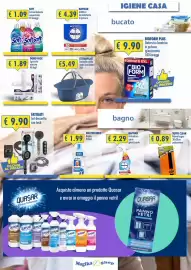 Volantino Magika Shop Pagina 5: Bacinella stella €5,49, Domo Pack spazzola adesiva €1,89