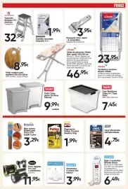 Folleto Hiper FROIZ Página 9: Briplas bajo puerta pelo €3,29, Tabla madera oval mediana €8,95
