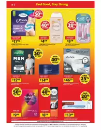 Cincotta Chemist catalogue Page 18: Veet Men Hair Removal Cream €8,39, Durex Pleasure Me Regular Fit €9,99
