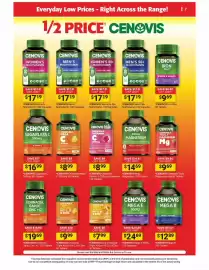 Cincotta Chemist catalogue Page 7: Cenovis Chewable Mega C €8,99, Cenovis Women's 50+ Multivitamin €17,19
