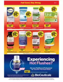 Cincotta Chemist catalogue Page 9: Wanderlust Ultra Strength Berberine €37,49, Inner Health Digestive Defence €38,89