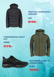 XXL Sport kundeavis uke 44 Side 2: THORN RESISTANT JACKET GTX® GRØNN 1179,- FROSTFJELL DOWN JACKET, DUNJAKKE GRÅ 649,- WAVE