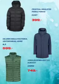 XXL Sport kundeavis uke 44 Side 3: HELSINKI INSULATED PARKA, VINTERPARKAS, HERRE BLÅ 599,- FROSTDAL INSULATED PARKA, PARKAS