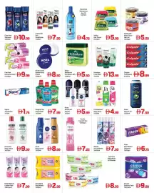 Day To Day catalogue Page 3: Always Sanitary Pads 1x30 pads €9,99, Care One Baby Wipes 3x120wipes €8,50