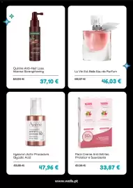 Folheto Well's Página 4: Isdin woman creme anti estrias protetor e suavizante €33,87, La Vie Est Belle Eau de Parfum €46,03