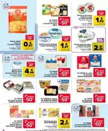 Folleto Carrefour Market Página 10: Philadelphia queso de untar original o light €1,87, Pavofrio pechuga de pavo minis €2,57