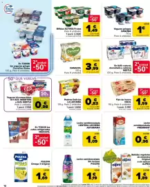 Folleto Carrefour Market Página 12: Dhul flan de huevo €1,59, Bifidus Activia Frutas €1,49