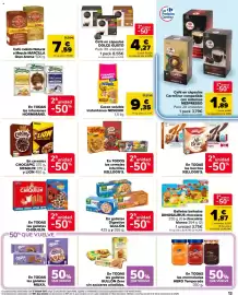 Folleto Carrefour Market Página 13: Café en cápsulas DOLCE GUSTO €4,27, Nesquik cacao soluble instantáneo €9,35