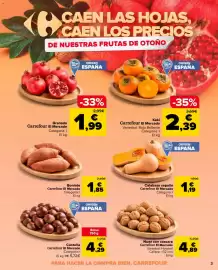 Folleto Carrefour Market Página 3: Carrefour El Mercado calabaza sepallo €1,19, Carrefour El Mercado Nuez con cáscara €4,89