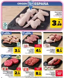 Folleto Carrefour Market Página 6: Carrefour Chuleta de pavo fresca €4,19, Carrefour jamoncitos de pollo €3,29