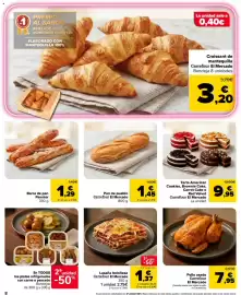 Folleto Carrefour Market Página 8: Carrefour El Mercado lasaña boloñesa €1,37, Carrefour El Mercado pan de pueblo €1,45