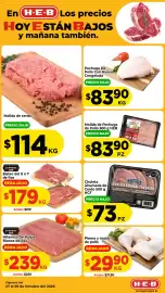 Folleto HEB Página 2: Hill Country Fare Chuleta Ahumada de Cerdo con Hueso €73,00