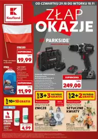 Kaufland gazetka Strona 1: Flaga narodowa na drzewcu €19,99, Płyn zimowy do spryskiwaczy Car Stuff €11,99