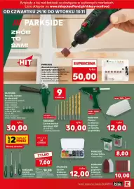 Kaufland gazetka Strona 14: Akumulatorowa wiertarko-szlifierka Parkside €50,00, Nasadka kątowa do wkrętarki Parkside €30,00