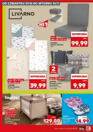 Kaufland gazetka Strona 6: Materac składany szary Livarno €99,99, Pościel dziecięca 40x60 cm 135x100 cm Livarno €39,99