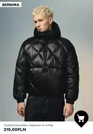 Bershka gazetka tydzień 43 Strona 2: Techniczna kurtka z kapturem w romby Bershka €219,00