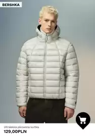 Bershka gazetka tydzień 43 Strona 4: Ultralekka pikowana kurtka Bershka €129,00