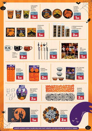 Volantino Happy Casa Pagina 4: Stampino per dolci Halloween €3,99, Set stecchini €1,49